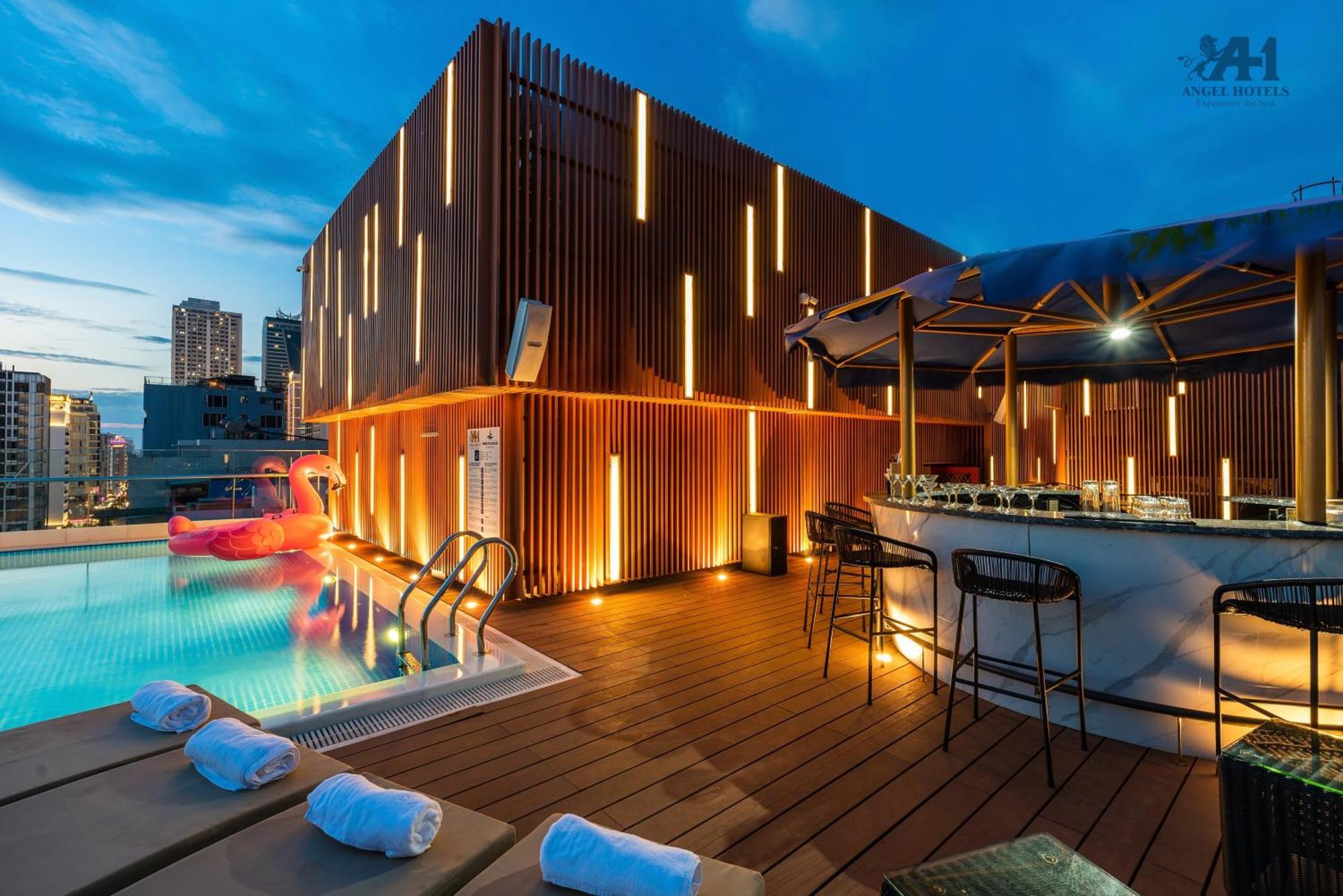 Angel Hotels Beach Danang Exterior foto